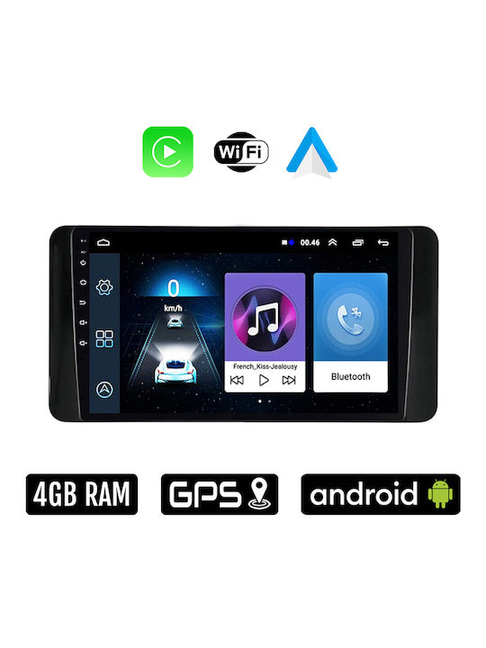 Автомобилна Аудио Система (Блутут/USB/WiFi/GPS/Apple-Carplay/Android-Auto) с Тъчскрийн 10"