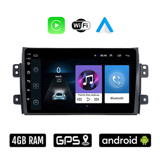 Ηχοσύστημα Αυτοκινήτου για Suzuki SX4 2005-2013 (Bluetooth/USB/WiFi/GPS/Apple-Carplay/Android-Auto) με Οθόνη Αφής 9"