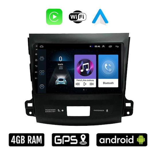 Автомобилна Аудио Система (Блутут/USB/WiFi/GPS/Apple-Carplay/Android-Auto) с Тъчскрийн 9"