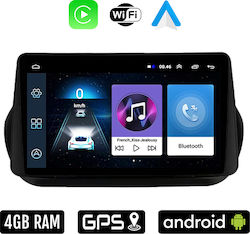 Ηχοσύστημα Αυτοκινήτου για Citroen Nemo 2008-2018 (Bluetooth/USB/WiFi/GPS/Apple-Carplay/Android-Auto) με Οθόνη Αφής 10"