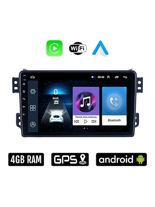 Auto-Audiosystem für Suzuki Spritzer 2008+ (Bluetooth/USB/WiFi/GPS/Apple-Carplay/Android-Auto) mit Touchscreen 9"