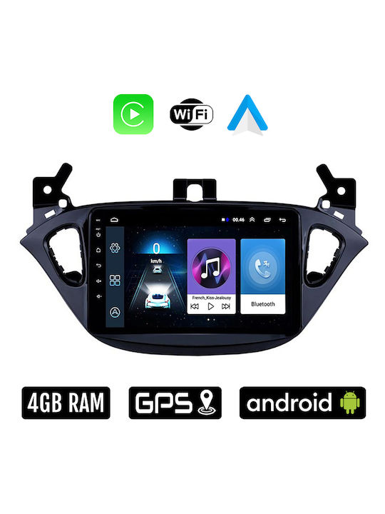Car Audio System for Opel Adam 2013+ (Bluetooth/USB/WiFi/GPS/Apple-Carplay/Android-Auto) with Touch Screen 9"