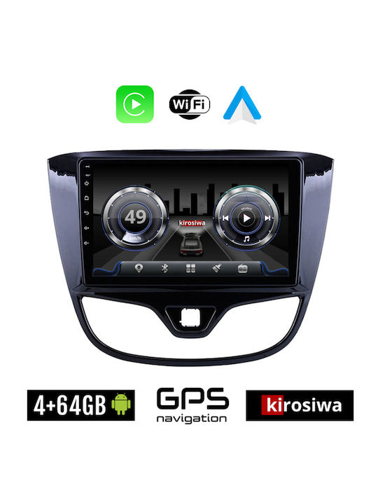 Kirosiwa Sistem Audio Auto pentru Opel Karl 2014-2019 (Bluetooth/USB/WiFi/GPS) cu Ecran Tactil 10"