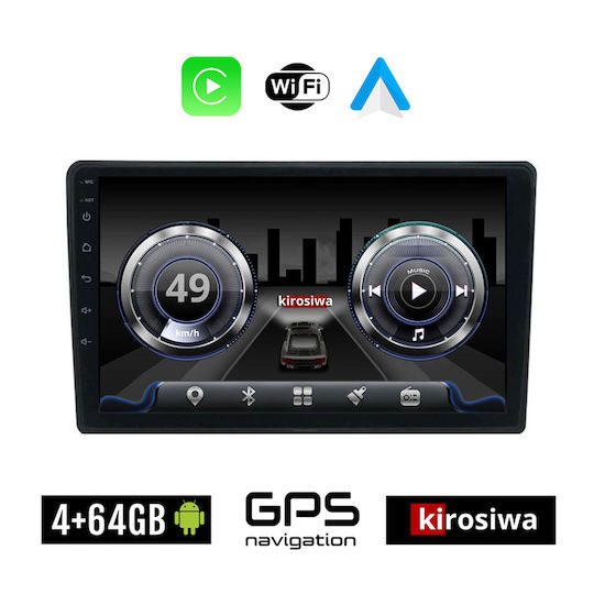 Kirosiwa Ηχοσύστημα Αυτοκινήτου για Seat Exeo 2008-2013 (Bluetooth/USB/WiFi/GPS) με Οθόνη Αφής 9"