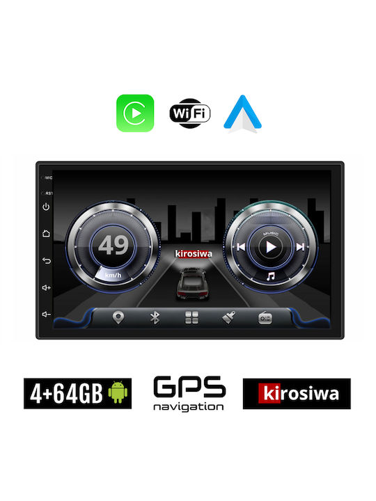 Kirosiwa Auto-Audiosystem für Citroen C2 2003-2016 (Bluetooth/USB/WiFi/GPS) mit Touchscreen 7"