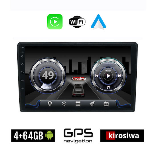 Kirosiwa Ηχοσύστημα Αυτοκινήτου για Citroen C4 / DS4 2018 (Bluetooth/USB/WiFi/GPS) με Οθόνη Αφής 10"
