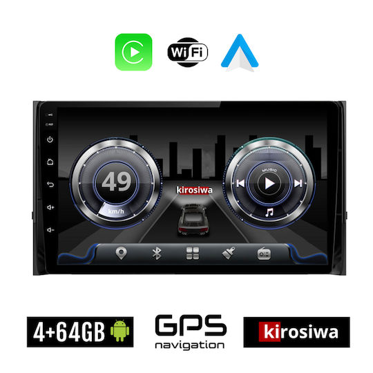 Kirosiwa Auto-Audiosystem für Skoda Kodiaq 2016 (Bluetooth/USB/WiFi/GPS) mit Touchscreen 10"