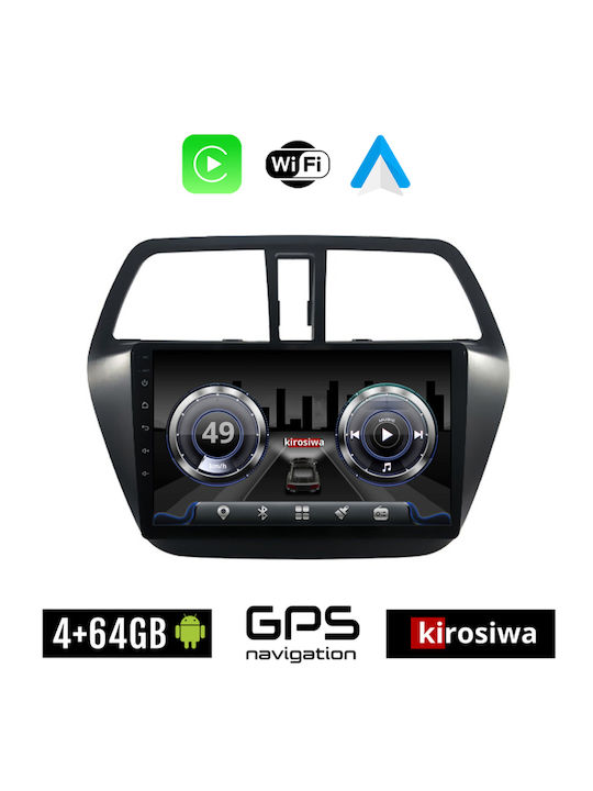 Kirosiwa Auto-Audiosystem für Suzuki SX4 S-Cross 2014 (Bluetooth/USB/WiFi/GPS) mit Touchscreen 9"