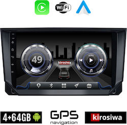 Kirosiwa Car-Audiosystem für Seat Arona 2017 (Bluetooth/USB/WiFi/GPS/Apple-Carplay/Android-Auto) mit Touchscreen 9"