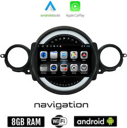 Car-Audiosystem für Mini Kooper / Clubman 2006-2014 (Bluetooth/USB/WiFi/GPS/Apple-Carplay/Android-Auto) mit Touchscreen 9"