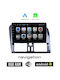 Автомобилна Аудио Система (Блутут/USB/WiFi/GPS/Apple-Carplay/Android-Auto) с Тъчскрийн 9"
