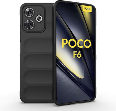 Techsuit Magic Back Cover Πλαστικό / Σιλικόνης Ανθεκτικό Μαύρο (Poco F6)