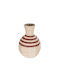 GloboStar Dekorative Vase Rattan Künstlicher Garten Palermo Beiges Φ3cm