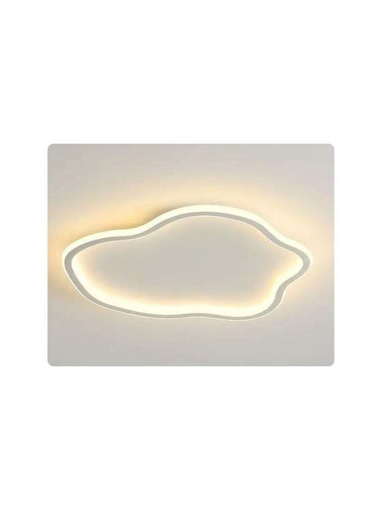 Universo Illuminazione Πλαφονιέρα Οροφής 50εκ. Λευκή με Ενσωματωμένο LED