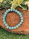 8mm Amazonite Beaded Bracelet