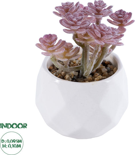 Globostar? Artificial Garden Succulent Sedum 20988 Διακοσμητικό Φυτό Παχύφυτο Σέδο Υ10cm
