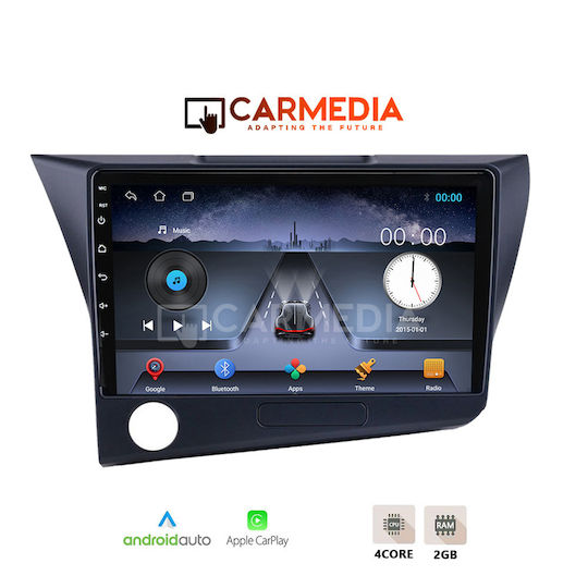 Carmedia Ηχοσύστημα Αυτοκινήτου για Honda CR-Z 2010-2016 (Bluetooth/USB/WiFi/GPS/Apple-Carplay/Android-Auto) με Οθόνη Αφής 9"