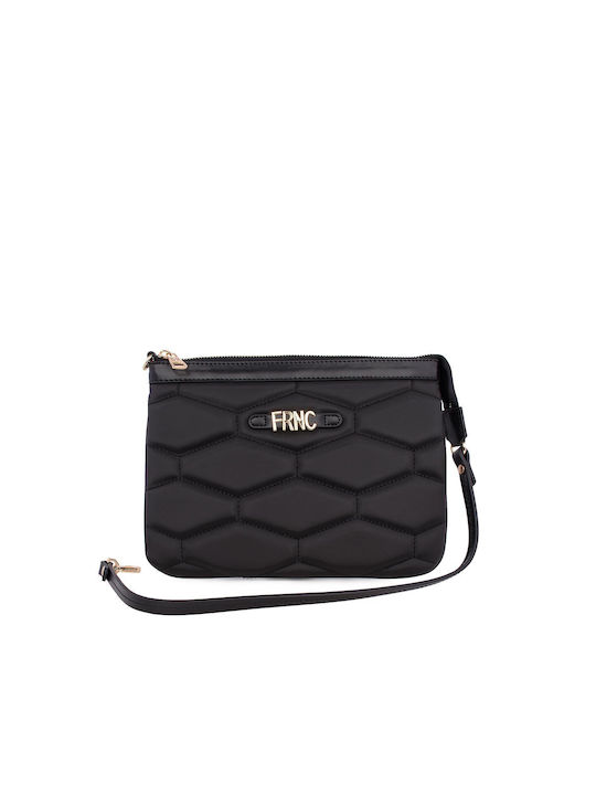 FRNC Din piele Geantă de damă Crossbody Neagră