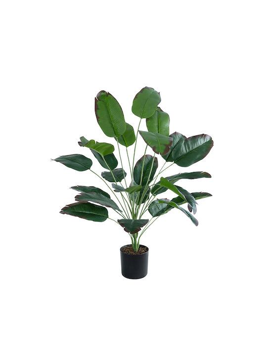 Globostar Grădină Artificială Banană Veche 20917 Plantă Decorativă Copac de Banane Matur H80cm