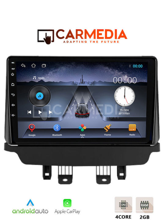 Carmedia Ηχοσύστημα Αυτοκινήτου για Mazda CX-3 2014+ (Bluetooth/USB/WiFi/GPS/Apple-Carplay/Android-Auto) με Οθόνη Αφής 9"