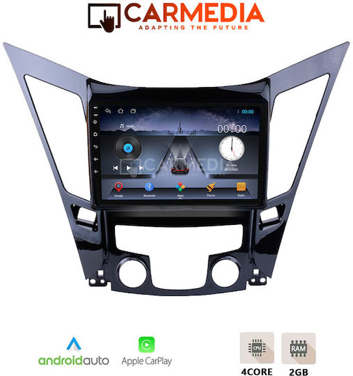 Carmedia Автомобилна Аудио Система (Блутут/USB/WiFi/GPS/Apple-Carplay/Android-Auto) с Тъчскрийн 9"