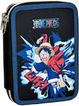 Gim Doppelt gefülltes Federmäppchen One Piece Luffy 377-03100 Gim