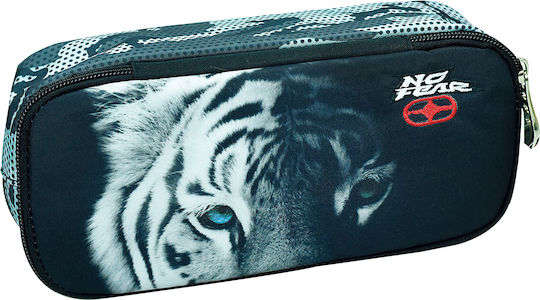 No Fear Dark Tiger Pencil Case Barrel Black