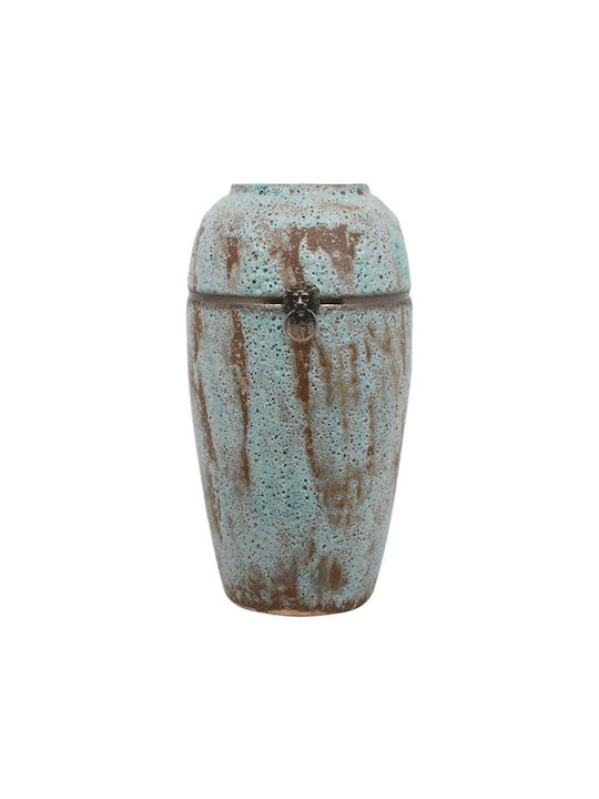 Fylliana Vază Decorativă Ceramică Turcoaz 1buc