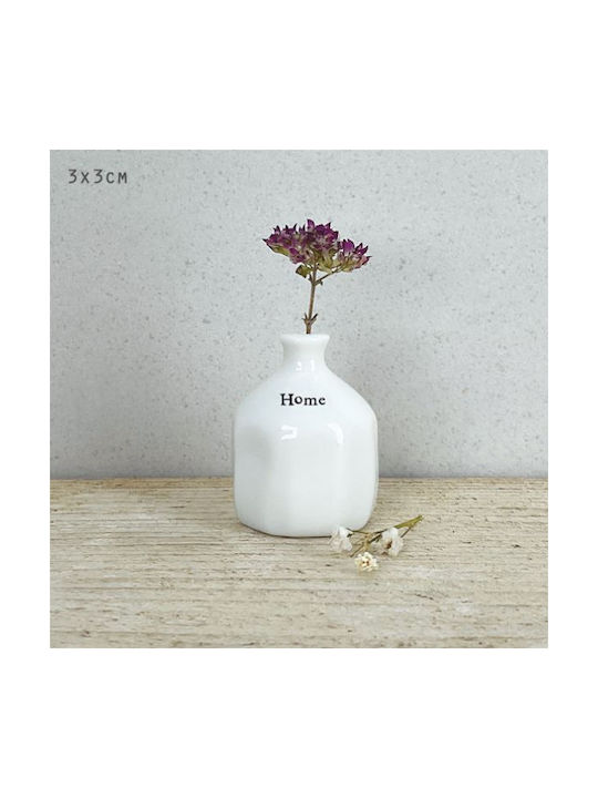 Synchronia Decorative Vase White