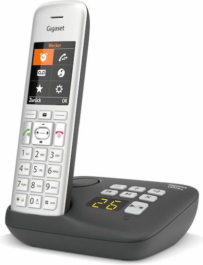 Gigaset CE575A Cordless Phone with Speaker Silver / Black