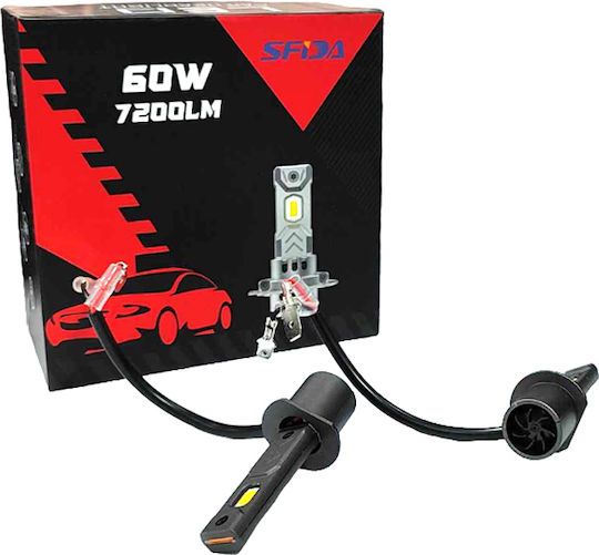 Carner Lampen Auto H1 LED 12V 60W 2Stück