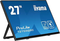 Iiyama Prolite IPS Touch Monitor 27" QHD 2560x1440 cu Timp de Răspuns 5ms GTG