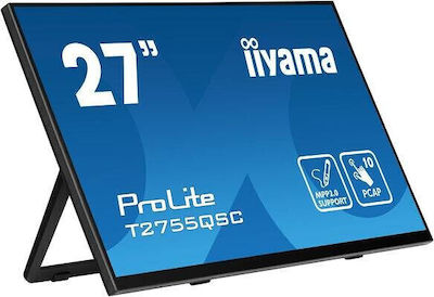 Iiyama Prolite IPS Touch Monitor 27" QHD 2560x1440 με Χρόνο Απόκρισης 5ms GTG