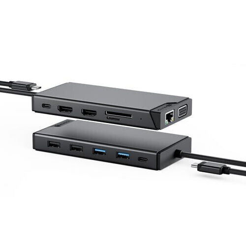 Alogic USB-C Docking Station mit HDMI 4K PD Ethernet Schwarz (DUCDMV2)