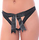 CottonHill Γυναικείο Sexy String Μαύρο