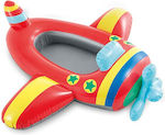 Intex Pool Cruiser Παιδική Φουσκωτή Βάρκα Κόκκινη 117x114εκ. Αεροπλανάκι