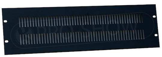 Pro-Show 2U RACK Panel Luftschlitz - 2U Blindblende mit Lüftungsschlitzen für 19" RACK 39912
