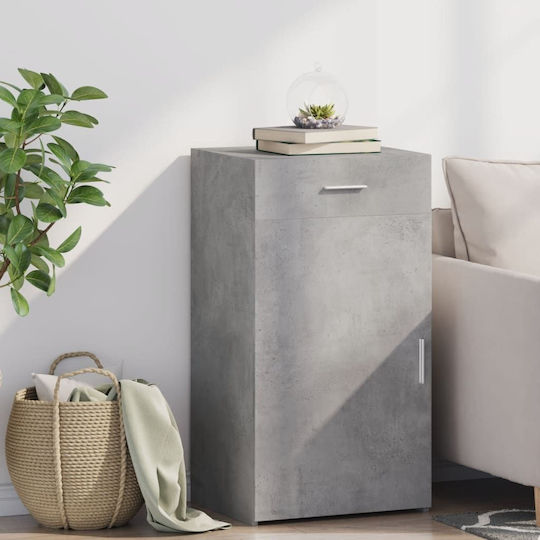 Hängeschrank fürs Wohnzimmer aus Spanplatte Grau 50x42,5x93 cm