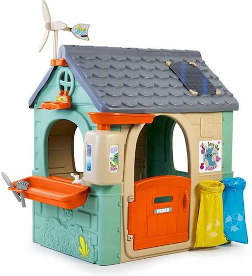 Feber Многофункционална Детска Къщичка За Градина Recycle Eco Waste Segregation Green Energy 105.5x20x109.5см
