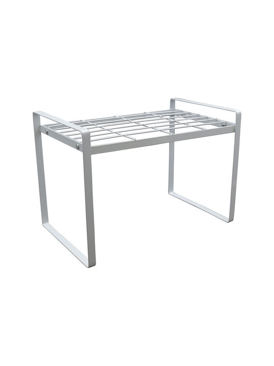 Uncle George Tabletop Metal Base 34x20x24cm White