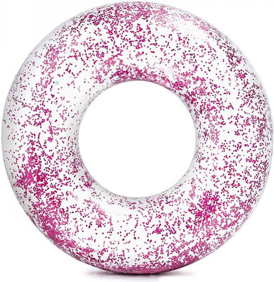 Intex Φουσκωτή Σαμπρέλα Θαλάσσης Ροζ με Glitter 119εκ.