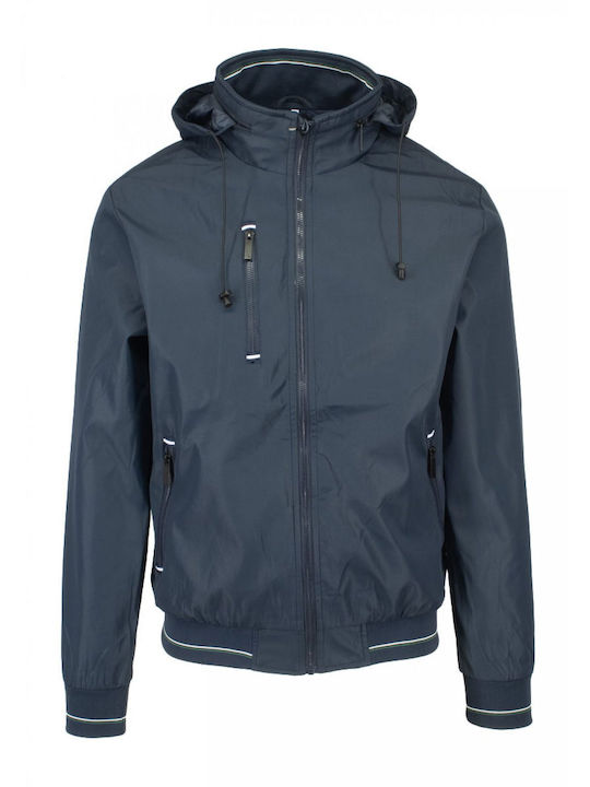 Freeman Clothing Herren Jacke Lässig Blue