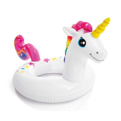 Intex Inel de Înot pentru Copii Unicorn cu Diametru 107cm. Alb Unicorn