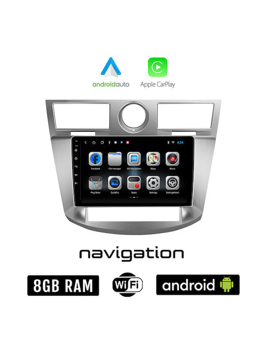 Auto-Audiosystem Chrysler Sebring 2008-2010 (Bluetooth/USB/WiFi/GPS/Apple-Carplay/Android-Auto) mit Touchscreen 9"