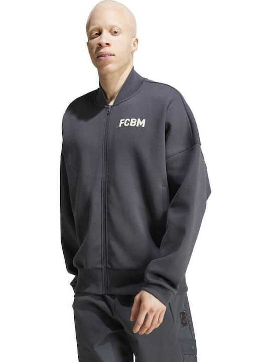 adidas Seasonal Doubleknit Ζακέτα Γκρι