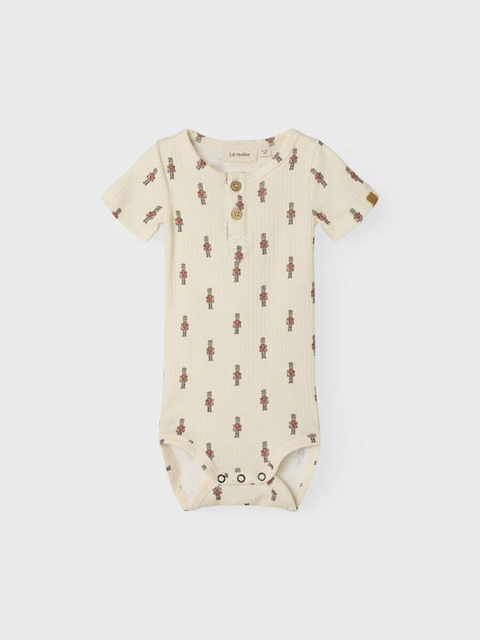 Lil' Atelier Baby Bodysuit Set Short-Sleeved Toy Soldier Turtledove