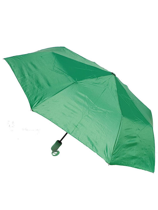Rain Ομπρέλα Βροχής Σπαστή Πράσινη