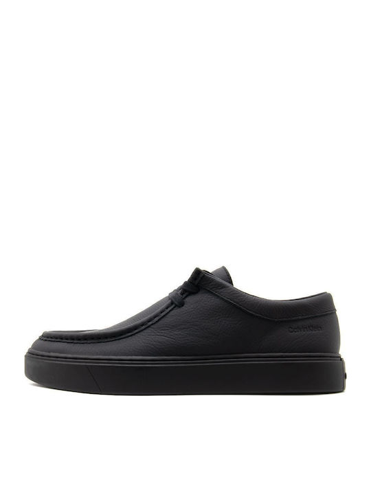 Leder Herren Mokassins in Schwarz Farbe