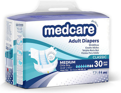 Medcare Incontinence Diapers Medium 30pcs