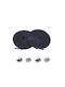 Shoelaces Elastic Blue 2pcs 100cm